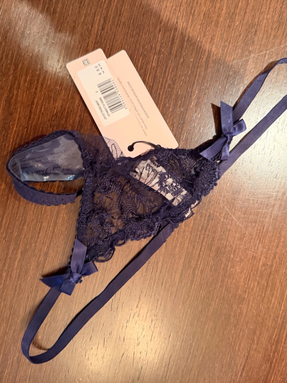 NWT Agent Provocateur Lingerie Set NAVY - Picture 3 of 5